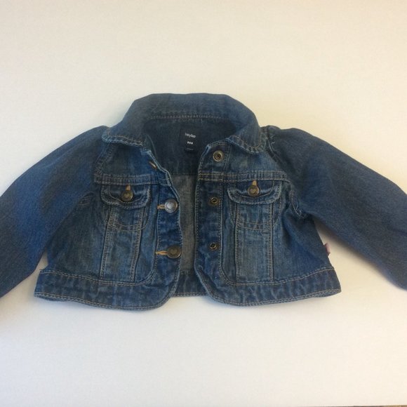 Baby Gap Denim Toddler Girls Jacket 6-12 mos - Picture 2 of 6
